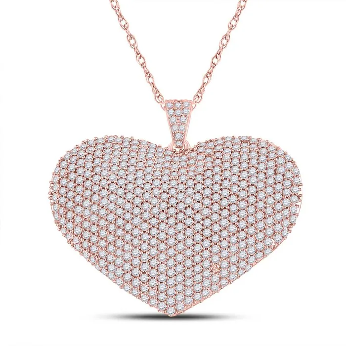 gndatlanta Necklaces 3 CTWDiamond HEART PENDANT