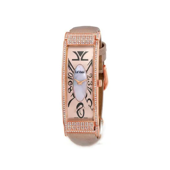 JMS always Watches Original Le Vian Le Vian Time Quartz Diamond Pink Dial Ladies Watch ZRPA 201 JMS always Watches Original Le Vian Le Vian Time Quartz Diamond Pink Dial Ladies Watch ZRPA 201