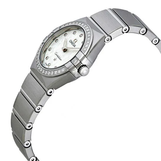 JMS always Watches Original Omega Constellation Manhattan Quartz Diamond Silver Dial Ladies Watch 13115256052001 JMS always Watches Original Omega Constellation Manhattan Quartz Diamond Silver Dial Ladies Watch 13115256052001
