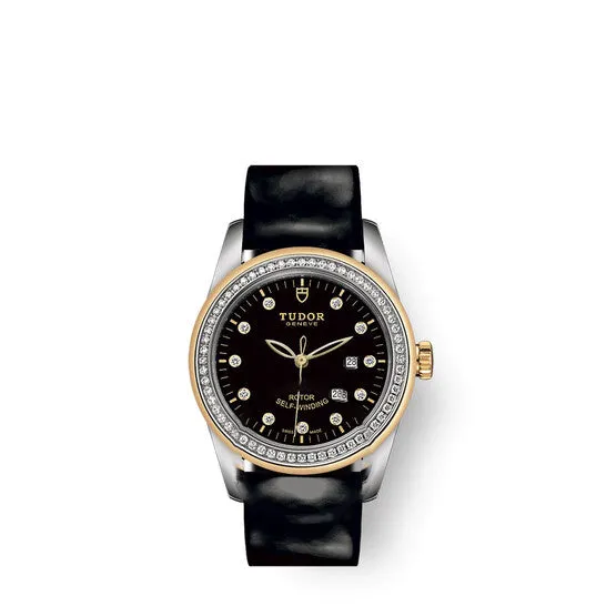 JMS always Watches Original Tudor Glamour Date Automatic Diamond Black Dial Ladies Watch 530230041 JMS always Watches Original Tudor Glamour Date Automatic Diamond Black Dial Ladies Watch 530230041