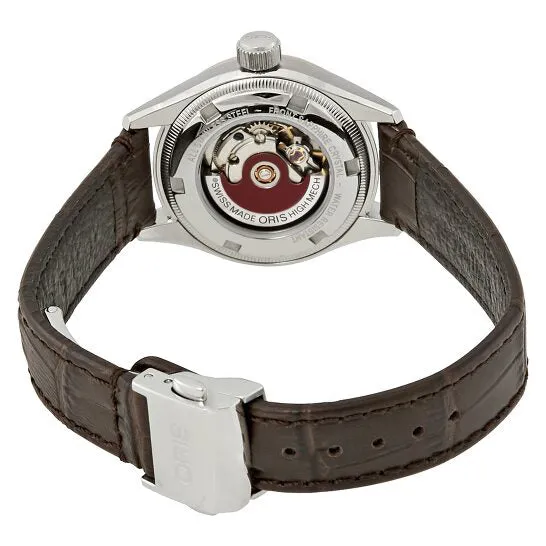 Original Oris Big Crown Pointer Date Automatic Silver Dial Dark Brown Leather Ladies Watch 01 594 7680 436107 5 14 77FC JMS always Watches Original Oris Big Crown Pointer Date Automatic Silver Dial Dark Brown Leather Ladies Watch 01 594 7680 436107 5 14 77FC JMS always Watches