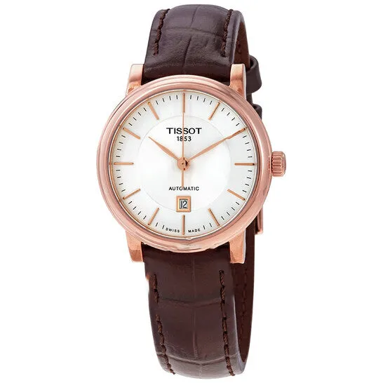 Original Tissot Carson Automatic Silver Dial Ladies Watch T1222073603100 JMS always Watches Original Tissot Carson Automatic Silver Dial Ladies Watch T1222073603100 JMS always Watches