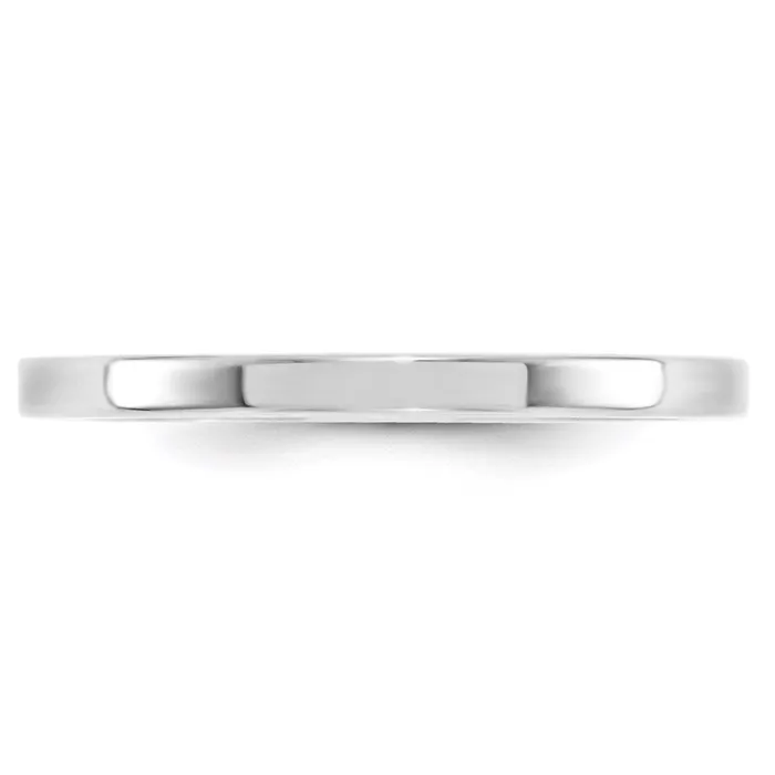 Rings Goldia Solid 18K White Gold 2mm Standard Flat Comfort Fit MensWomens Wedding Band Ring Size 95 Rings Goldia Solid 18K White Gold 2mm Standard Flat Comfort Fit MensWomens Wedding Band Ring Size 95