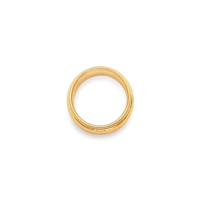 Rings Goldia Solid 18K Yellow Gold 4mm Milgrain Comfort Wedding MensWomens Wedding Band Ring Size 105 Rings Goldia Solid 18K Yellow Gold 4mm Milgrain Comfort Wedding MensWomens Wedding Band Ring Size 105