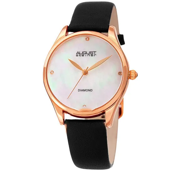 Watches JMS always Original August Steiner Quartz Diamond White Dial Ladies Watch AS8254BK Watches JMS always Original August Steiner Quartz Diamond White Dial Ladies Watch AS8254BK