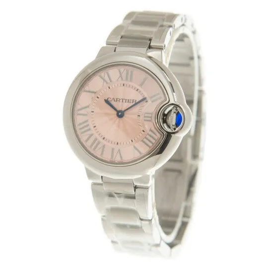 Watches JMS always Original Cartier Ballon Bleu Quartz Pink Dial Ladies Watch WSBB0033 Watches JMS always Original Cartier Ballon Bleu Quartz Pink Dial Ladies Watch WSBB0033