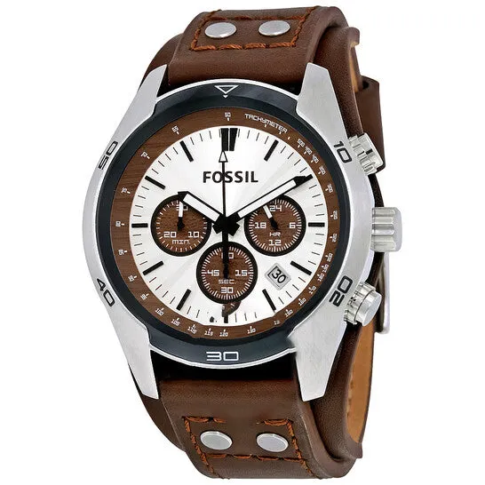 Watches JMS always Original Fossil Coachman Chronograph Cuff Leather Mens Watch CH2565 Watches JMS always Original Fossil Coachman Chronograph Cuff Leather Mens Watch CH2565