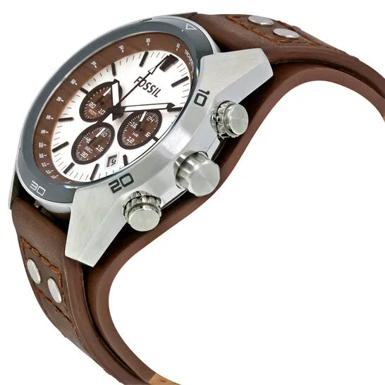 Watches JMS always Original Fossil Coachman Chronograph Cuff Leather Mens Watch CH2565 Watches JMS always Original Fossil Coachman Chronograph Cuff Leather Mens Watch CH2565