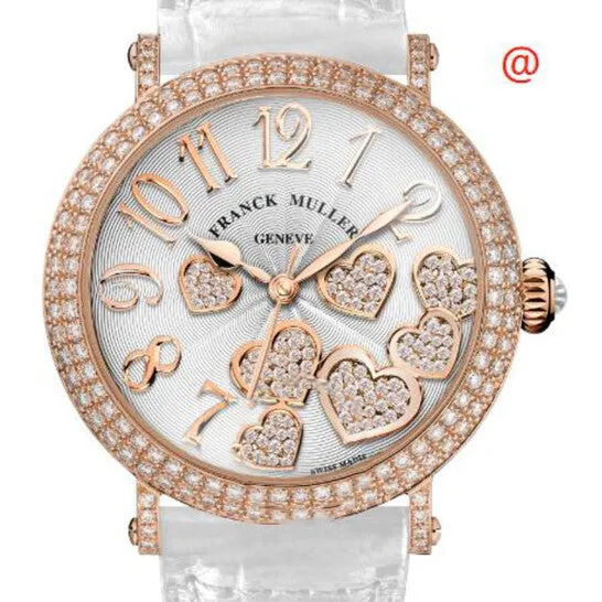 Watches JMS always Original Franck Muller Round Heart Quartz Diamond Silver Dial Ladies Watch 8035HEARTRELDCOCDBLC5NWTSTRAP Watches JMS always Original Franck Muller Round Heart Quartz Diamond Silver Dial Ladies Watch 8035HEARTRELDCOCDBLC5NWTSTRAP