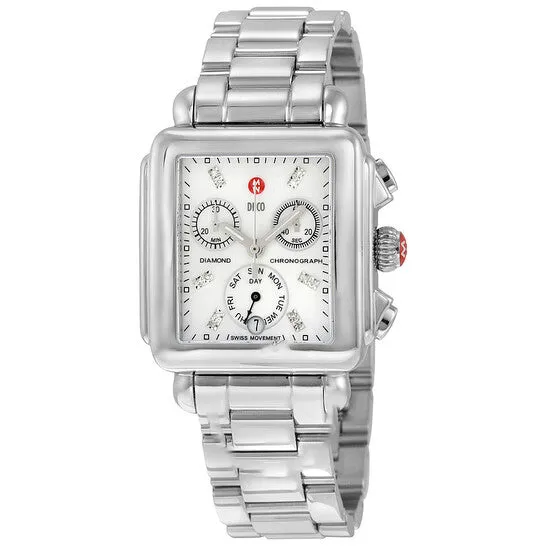 Watches JMS always Original Michele Signature Deco Chronograph Ladies Watch MWW06P000101 Watches JMS always Original Michele Signature Deco Chronograph Ladies Watch MWW06P000101