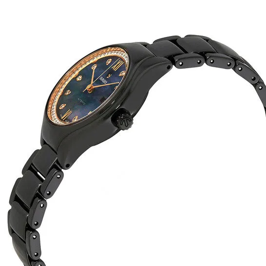 Watches JMS always Original Rado True Black Mother of Pearl Diamond Dial Automatic Ladies Watch R27242852 Watches JMS always Original Rado True Black Mother of Pearl Diamond Dial Automatic Ladies Watch R27242852