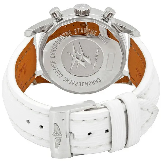 Watches Original Breitling Transocean Automatic Silver Dial White Leather Watch A4131012G757237X JMS always Watches Original Breitling Transocean Automatic Silver Dial White Leather Watch A4131012G757237X JMS always