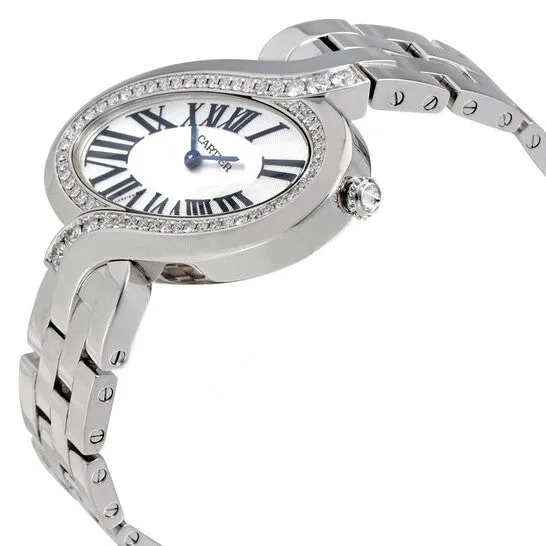 Watches Original Cartier Delice de Cartier Silver Dial 18kt White Gold Diamond Ladies Watch WG800007 JMS always Watches Original Cartier Delice de Cartier Silver Dial 18kt White Gold Diamond Ladies Watch WG800007 JMS always