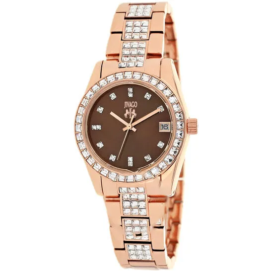 Watches Original Jivago Magnifique Brown Dial Ladies Watch JV6413 JMS always Watches Original Jivago Magnifique Brown Dial Ladies Watch JV6413 JMS always