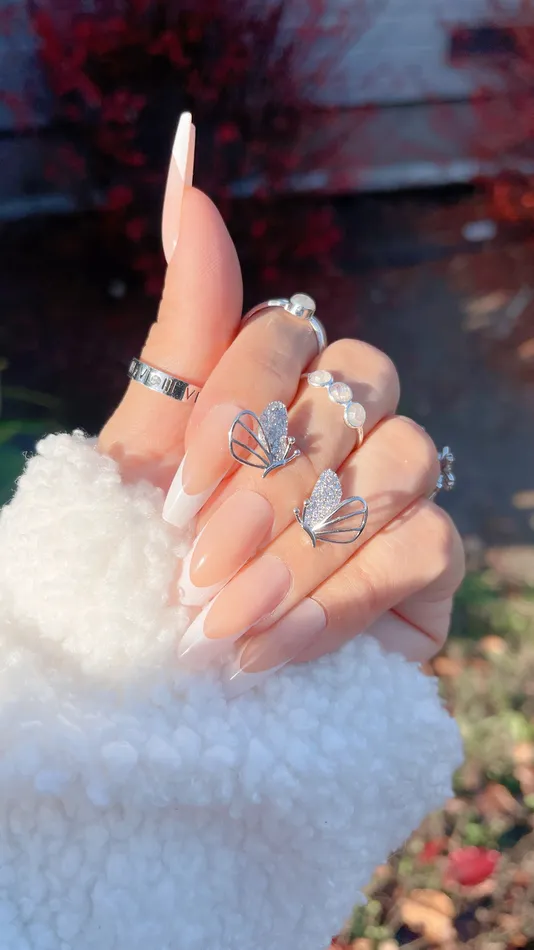 Earrings MP Jewelry Silver Butterfly Earrings