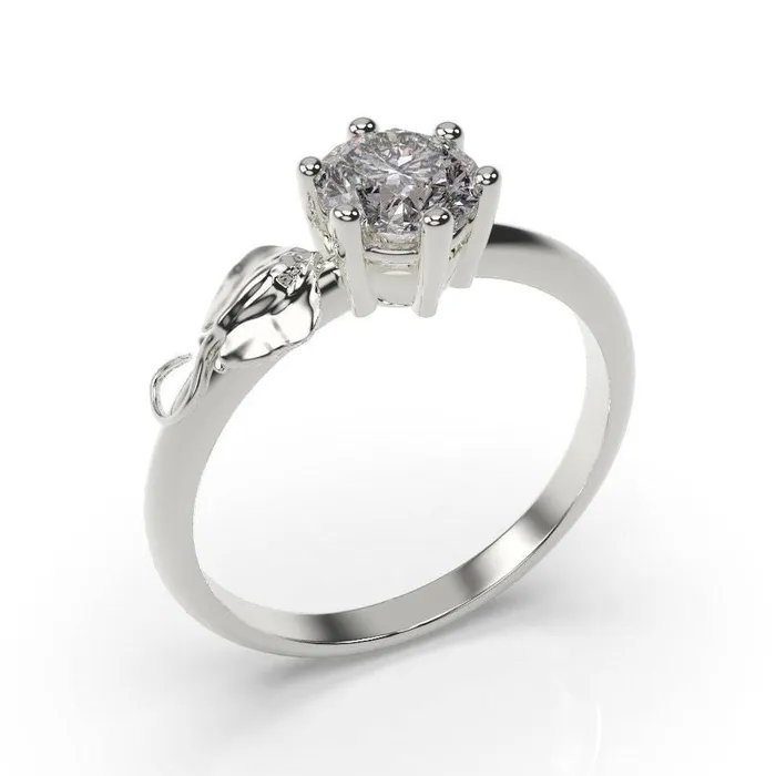 MyUniqueRing Rings Manta Ray Ring Manta Ray Engagement Ring Devil Ray