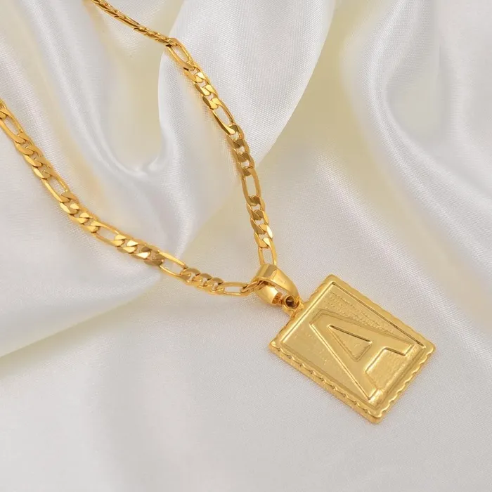 Noble Initial Figaro Necklace KHLOE JEWELS Necklaces