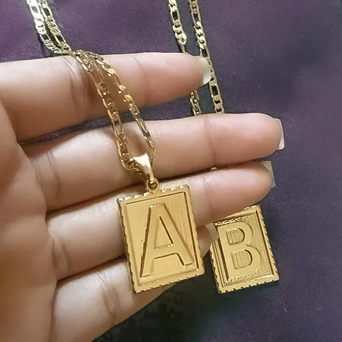 Noble Initial Figaro Necklace KHLOE JEWELS Necklaces