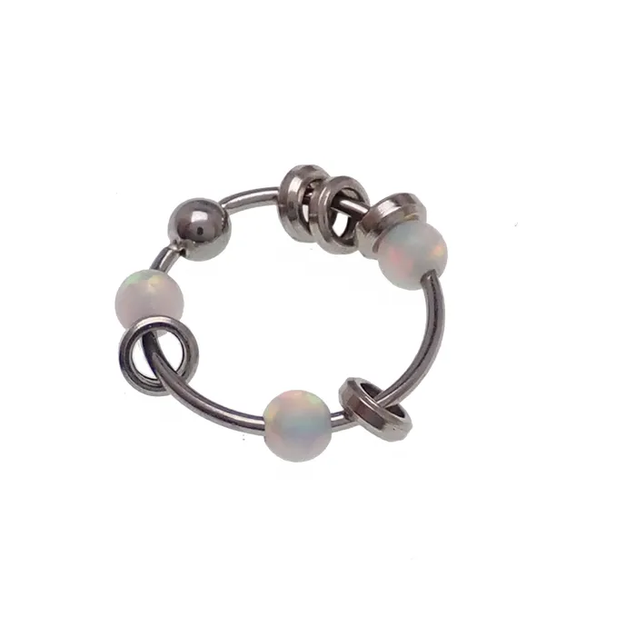Rings Body Clickers Steel Ring with Assorted Attachments 22g