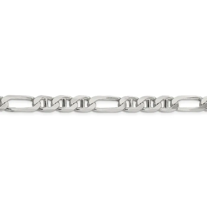Rings WB Choice Jewelry Sterling Silver 75mm Figaro Anchor ChainWBCQAF2009