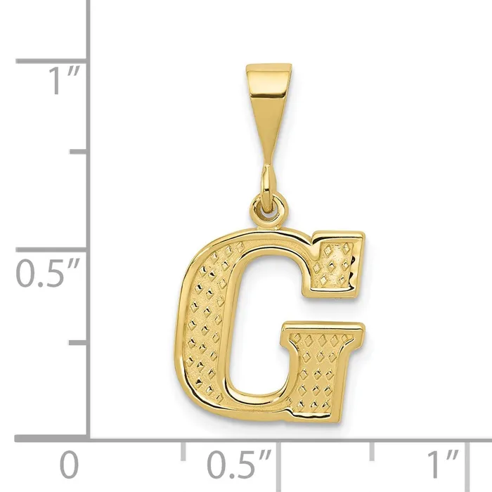 WB Choice Jewelry 10KY Initial G PendantWBC10C1449G Necklaces WB Choice Jewelry 10KY Initial G PendantWBC10C1449G Necklaces