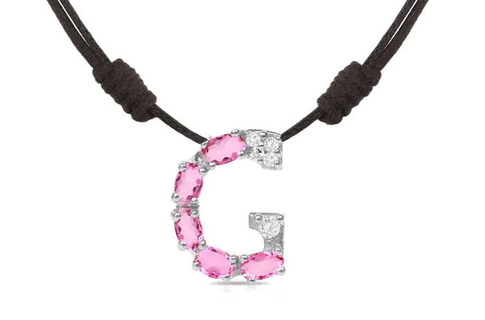 Albert Hern Necklaces Pendant Letter G Initial 18kt Gold