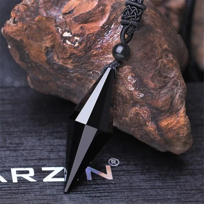 Necklaces Tree of Color Obsidian Truth Necklace
