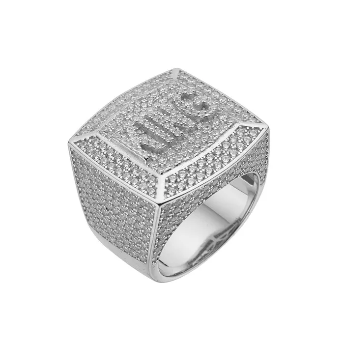 S925 KING Champion Ring IceZeusShop Rings