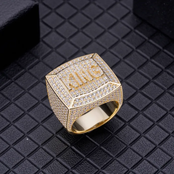 S925 KING Champion Ring IceZeusShop Rings