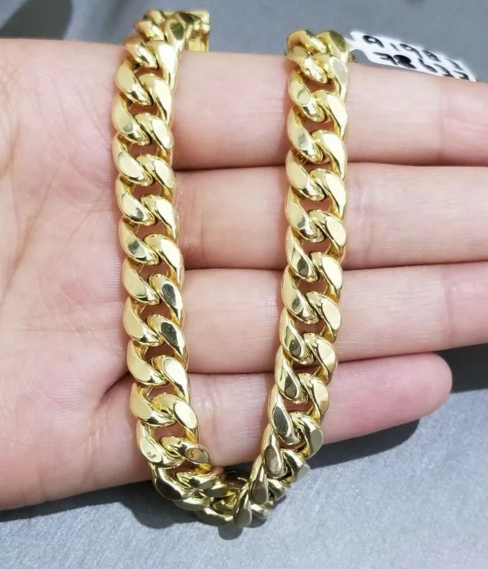 Bracelets globalwatches10 REAL 10k Gold Miami Cuban Link 8 Bracelet 9mm Men Box Clasp 10k Bracelets globalwatches10 REAL 10k Gold Miami Cuban Link 8 Bracelet 9mm Men Box Clasp 10k