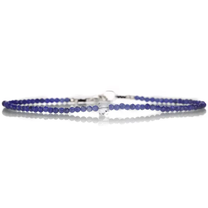 Bracelets Margaret Solow Sodalite and Herkimer Beaded Bracelet