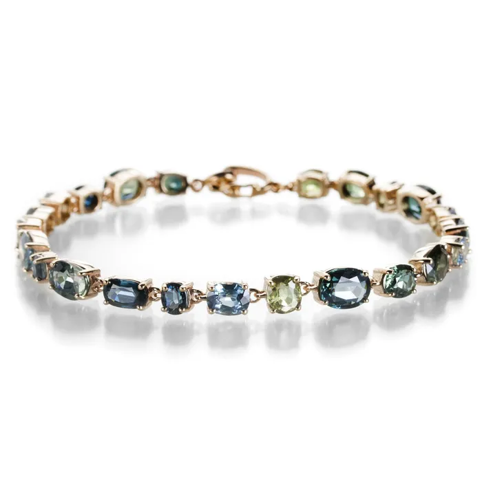 Mixed Shape Sapphire Bracelet Nicole Landaw Bracelets