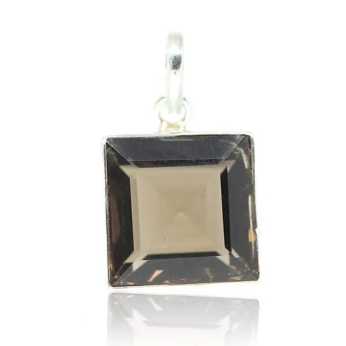 Necklaces Beads Supplies USA 44g Totally Handmade Smoky Quartz 925 Sterling Silver Pendant Quartz Pendant Necklaces Beads Supplies USA 44g Totally Handmade Smoky Quartz 925 Sterling Silver Pendant Quartz Pendant