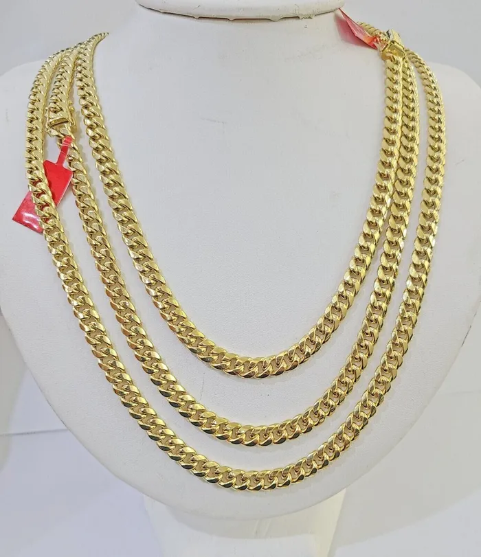 Necklaces Globalwatches10 10k Yellow Gold 7mm Miami Cuban Link Chain Necklace 2024 Inches Real Necklaces Globalwatches10 10k Yellow Gold 7mm Miami Cuban Link Chain Necklace 2024 Inches Real