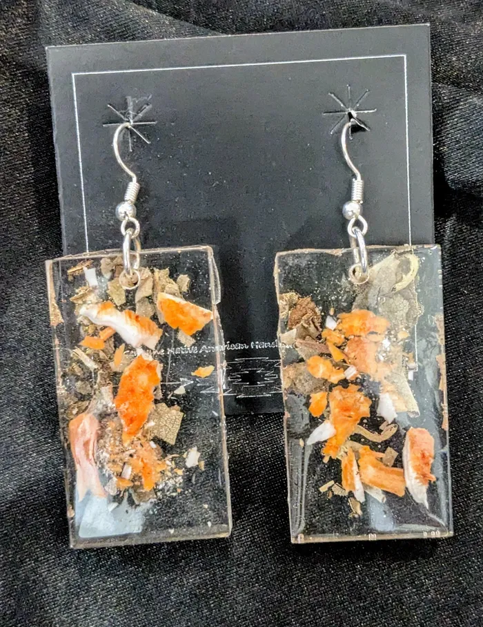 Ren McCully Earrings Resin Dangle Earrings
