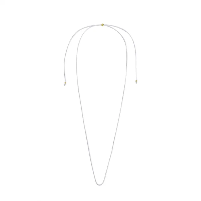 Rings Spirito Rosa Heroes 1821 White Cord 14K Gold Plated 925 Silver