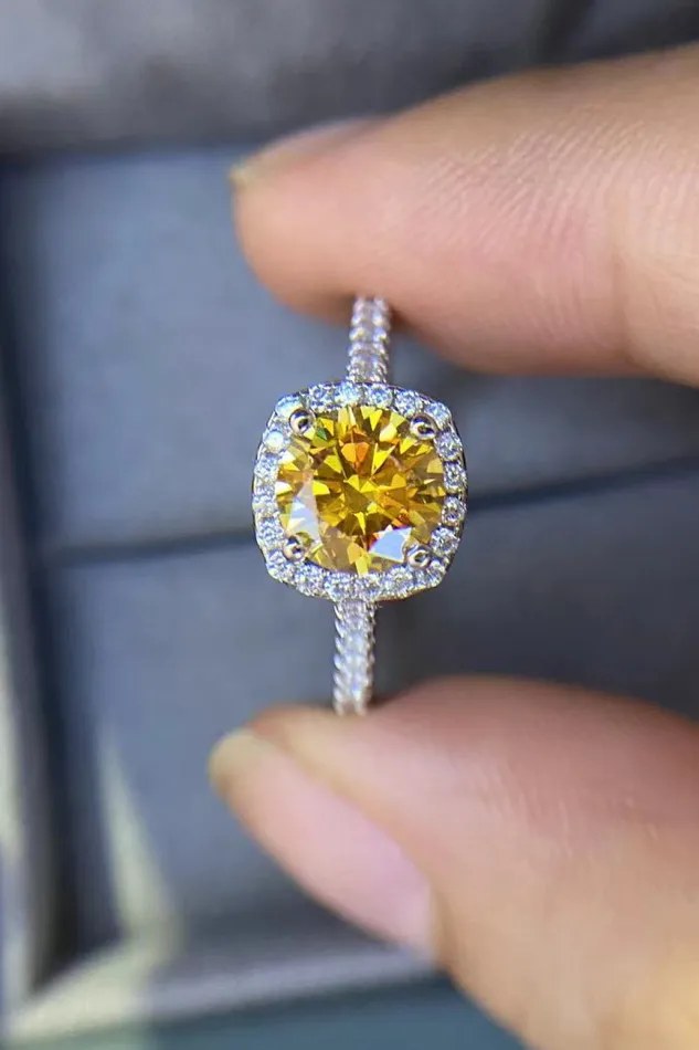 Rings Trendsi Feel Your Love 3 Carat Moissanite Ring