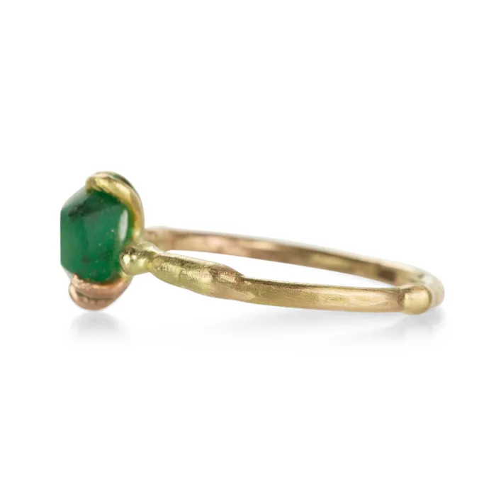Small Brazilian Emerald Stone Ring Variance Rings Small Brazilian Emerald Stone Ring Variance Rings