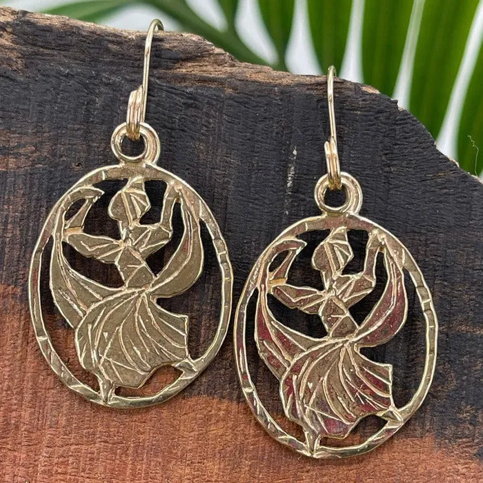 Earrings Crucian Gold Caribbean Dance Company Earrings