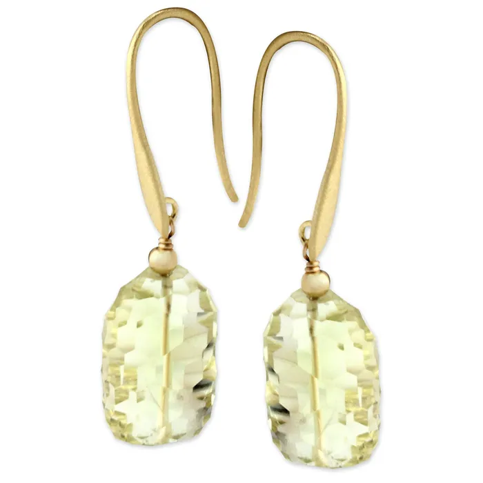 Elisa Ilana Earrings Limon Quartz Earrings 343110