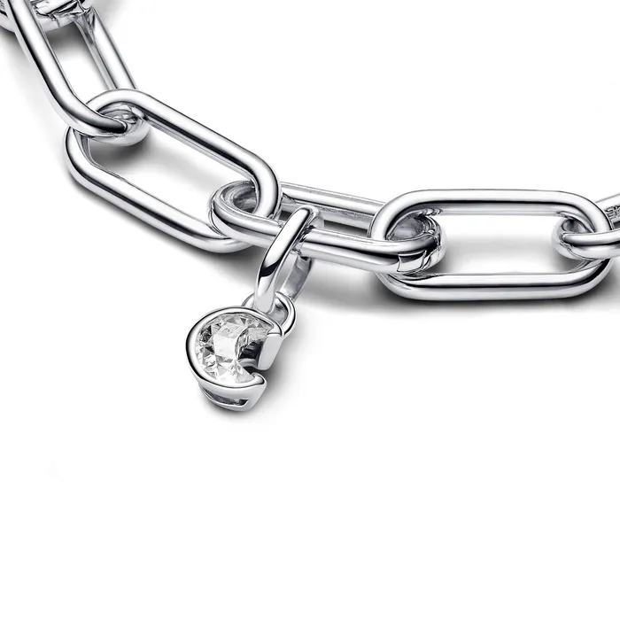 Pandora Pandora ME Sparkling Moon Mini Dangle Charm Charm Necklaces