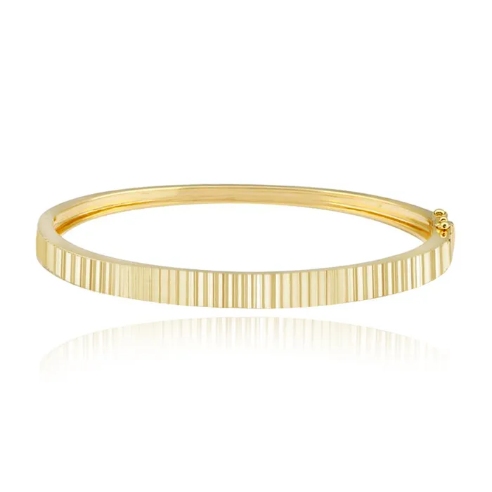 PreStyled Sets Alev Collection Fluted Gold Bangle