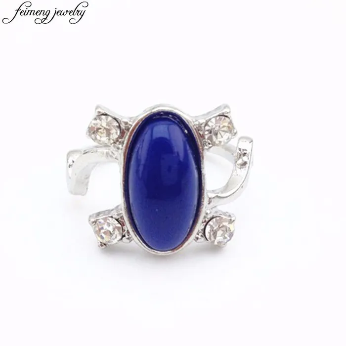 Rings sparklingselections Classic Design Blue Stone Ring For Women