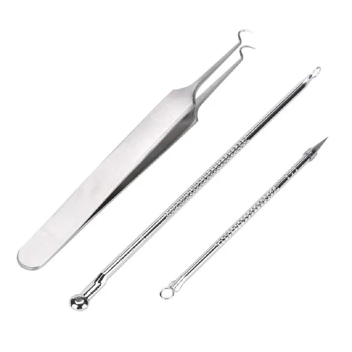 sparklingselections Bracelets 3Pcs Stainless Facial Acne Spot Removal Blackhead Needle Skin Care sparklingselections Bracelets 3Pcs Stainless Facial Acne Spot Removal Blackhead Needle Skin Care