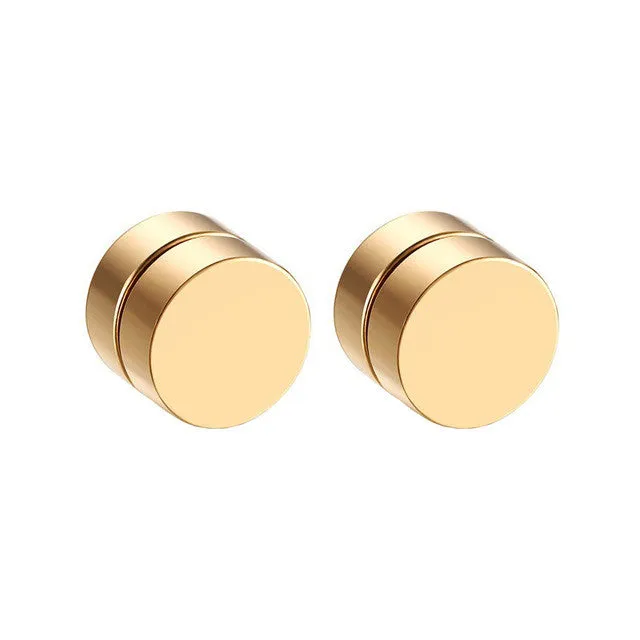 sparklingselections Earrings Titanium Steel Magnet Gothic Stud Earring For Men sparklingselections Earrings Titanium Steel Magnet Gothic Stud Earring For Men