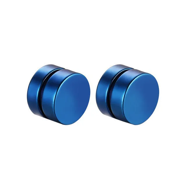 sparklingselections Earrings Titanium Steel Magnet Gothic Stud Earring For Men sparklingselections Earrings Titanium Steel Magnet Gothic Stud Earring For Men