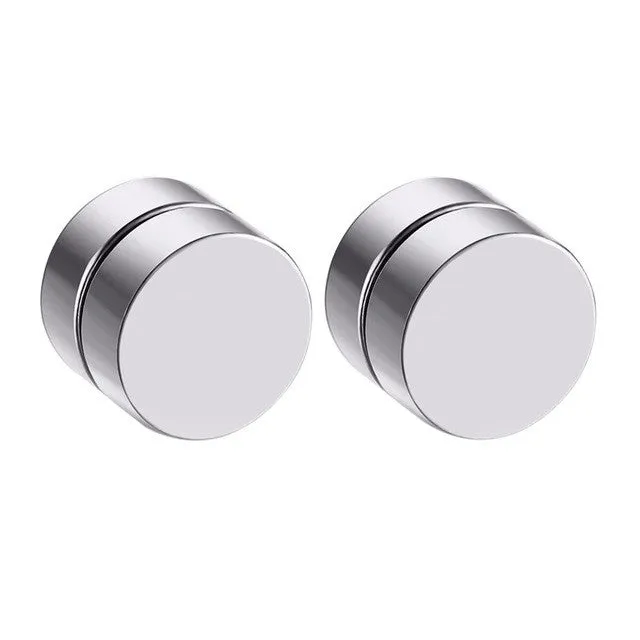 sparklingselections Earrings Titanium Steel Magnet Gothic Stud Earring For Men sparklingselections Earrings Titanium Steel Magnet Gothic Stud Earring For Men