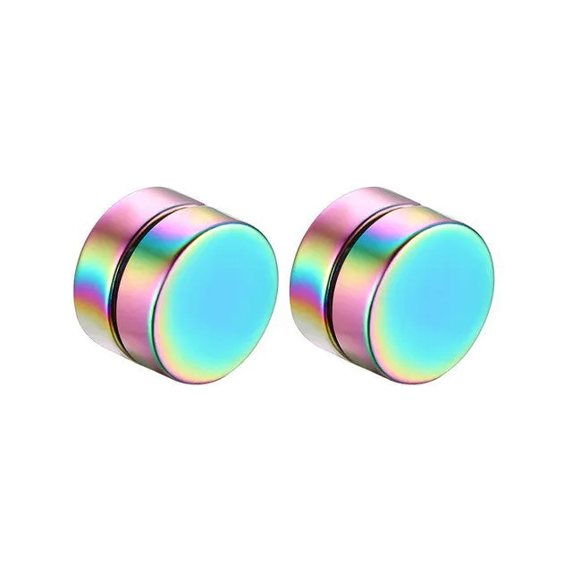 sparklingselections Earrings Titanium Steel Magnet Gothic Stud Earring For Men sparklingselections Earrings Titanium Steel Magnet Gothic Stud Earring For Men