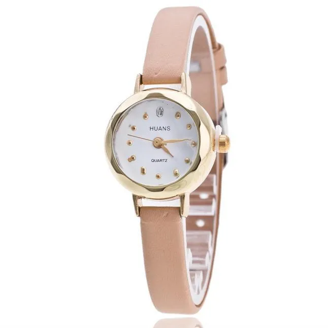 sparklingselections Watches New Women Stylish Leather Quartz Wrist Watch