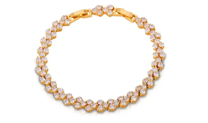 Trendy Romantic Cubic Zirconia Bracelet sparklingselections Bracelets